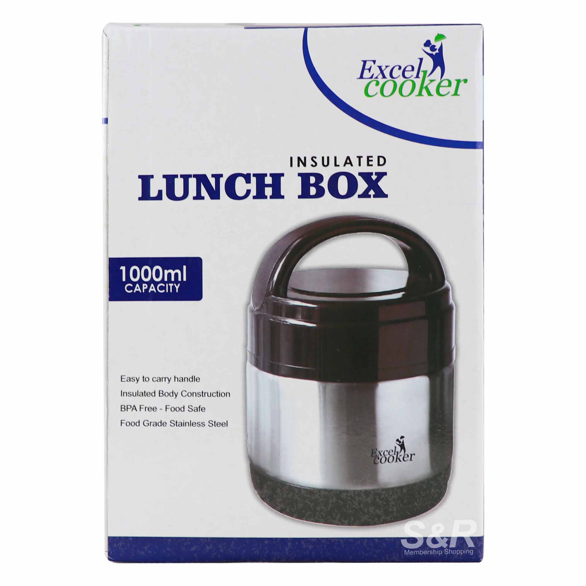 Excel Cooker Insulated Lunch Box 1000mL capacity